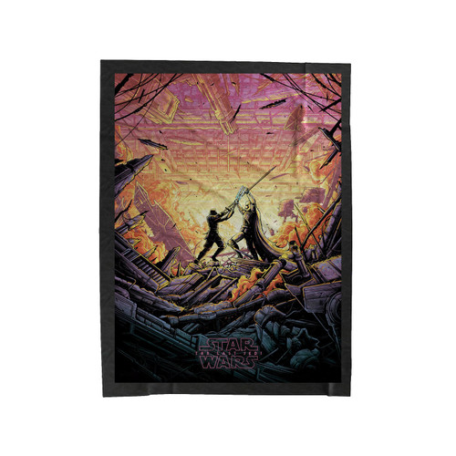Star Wars The Last Jedi 4 Velveteen Blanket