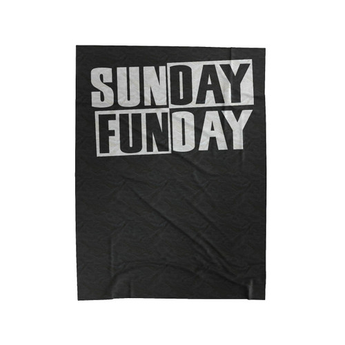 Sunday Funday Velveteen Blanket