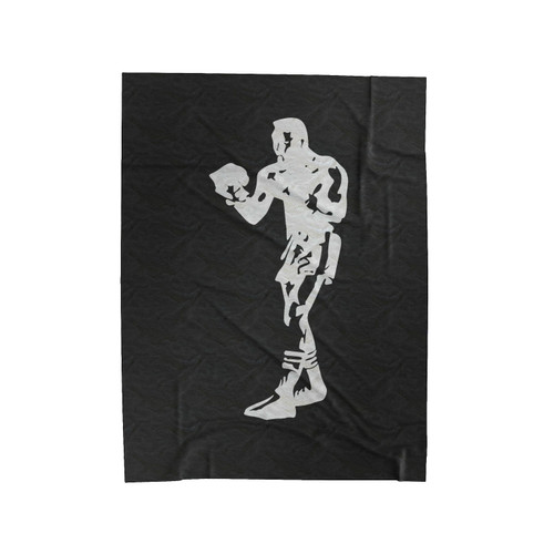 The Boxer Muhammad Ali Boxing Velveteen Blanket