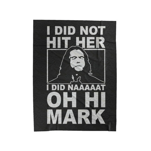 The Room Inspired Oh Hi Mark Velveteen Blanket