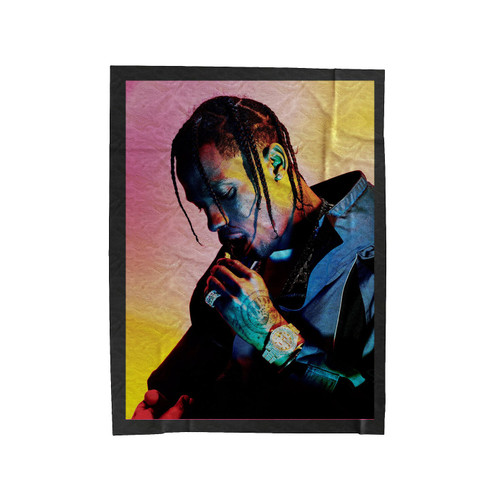 Travis Scott Astroworld 1 Velveteen Blanket