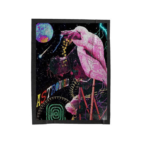 Travis Scott Astroworld 2 Velveteen Blanket