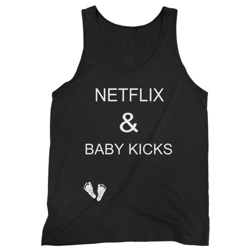 Our cotton netflix and baby kicks men tank top is perfect for those intense workouts in the gym, at practice or pickup games.