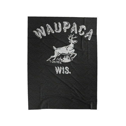 Waupaca Wis Stranger Things Velveteen Blanket