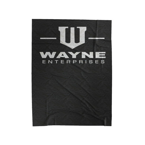 Wayne Enterprises Logo Velveteen Blanket