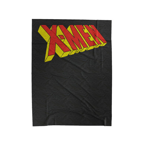 X Men Retro Logo Velveteen Blanket