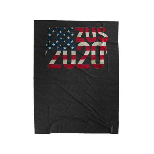 Yeezus 2020 For President Velveteen Blanket