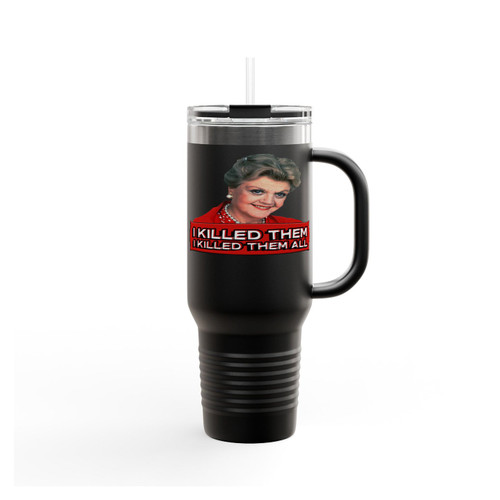 Angela Lansbury Jessica Fletcher Murder I Killed Them All Insulated Travel Mug
