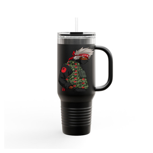 Bape Red Box Logo Kakashi Insulated Travel Mug