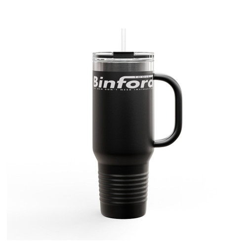 Binford Tools Real Man Don't Need Instructions Insulated Travel Mug