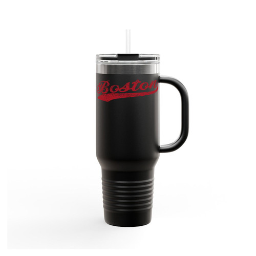 Boston City Script Insulated Travel Mug