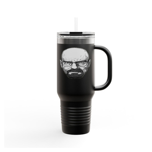 Breaking Bad Walter White Heisenberg Meth Crystal Insulated Travel Mug