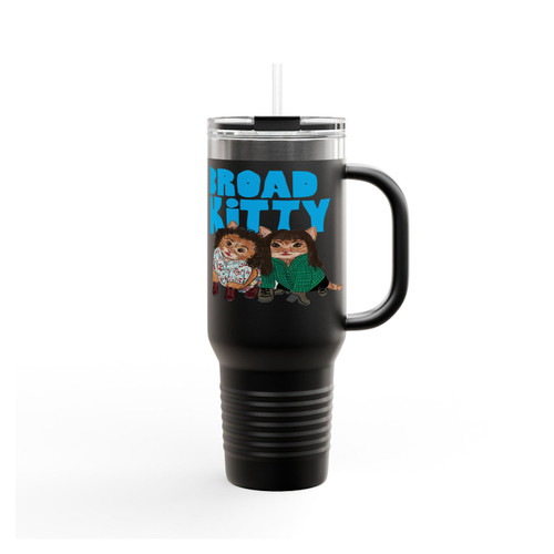 Broad Kitty Insulated Travel Mug