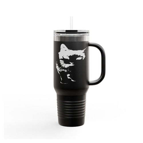 Cat Frontin' Insulated Travel Mug