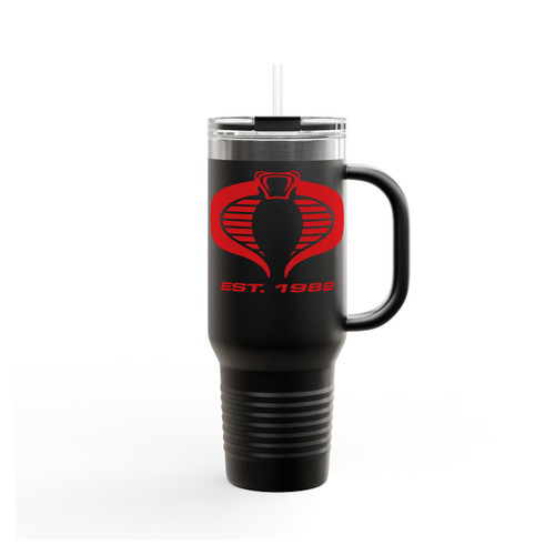 Cobra Est 1982 80S Gi Joe Action Figures Marvel Comic Insulated Travel Mug