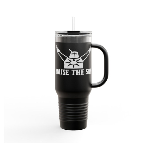 Dark Souls Praise The Sun Solitaire Insulated Travel Mug