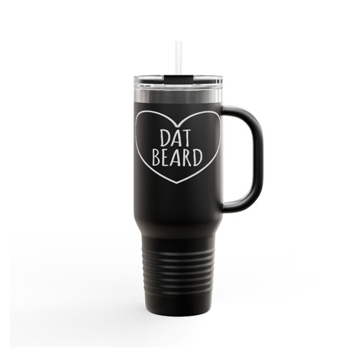 Dat Beard Bear Papa Beard Father Bear Dad Bear Fathers Day Insulated Travel Mug