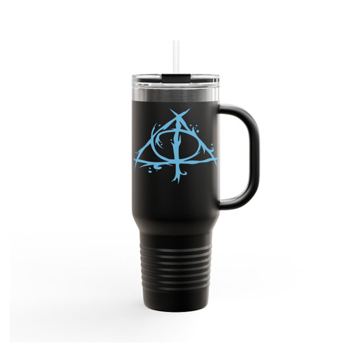 Deathly Hallows Symbol Harry Potter Insulated Travel Mug