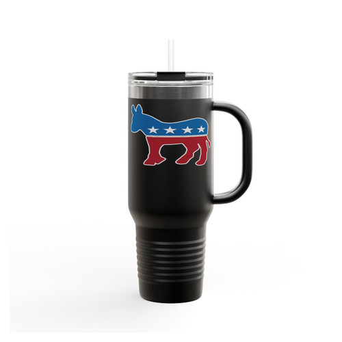 Democrat Donkey Symbol Insulated Travel Mug