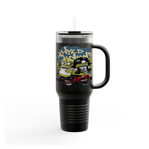 Despicable Adventure Wyld Minions Bill And Ted Insulated Travel Mug