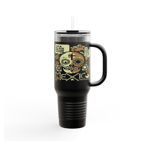 Dia De Los Vivos Insulated Travel Mug