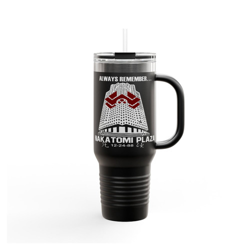 Die Hard Remember Nakatomi Plaza Insulated Travel Mug