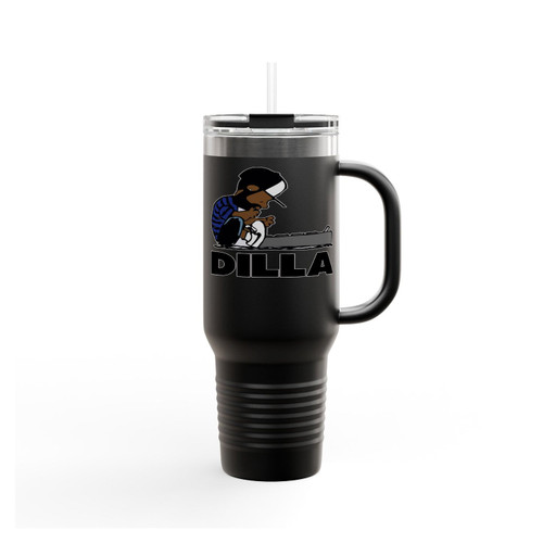 Dilla Schroeder Hip Hop Rap Wutang J Dilla Mf Doom Madlib Madvillain Charlie Brown Parody Insulated Travel Mug