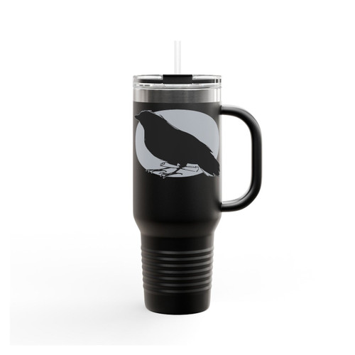Direwolves Of Winterfell American Crow Bird Insulated Travel Mug