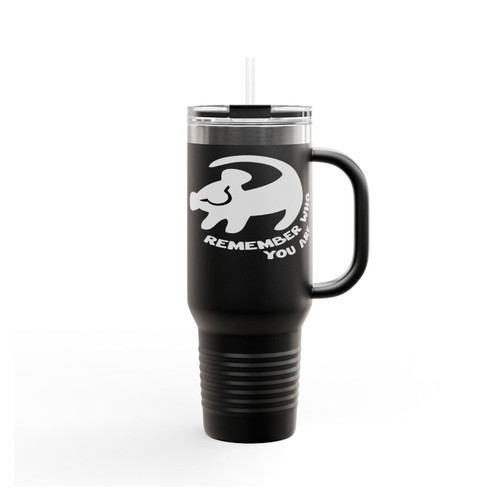 Disney Lion King Simba Remember Who You Are Quote Insulated Travel Mug