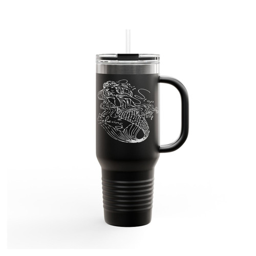 Don't Stop Believing Mermaid Insulated Travel Mug