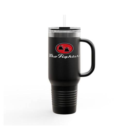 Dr Who Figters Foo Fighters Parody Insulated Travel Mug