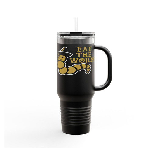 Eat The Worm Insulated Travel Mug