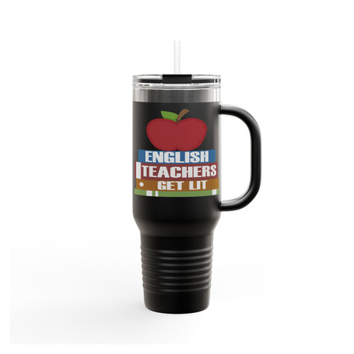 English Teachers Get Lit Reading Back To School Insulated Travel Mug