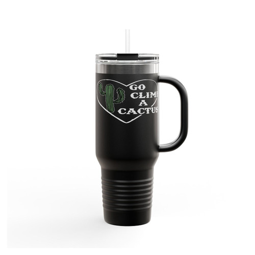 Go Climb A Cactus 1 Insulated Travel Mug