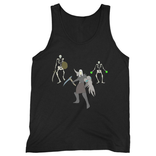 Our cotton poorly drawn necromancer master of the undead men tank top is perfect for those intense workouts in the gym, at practice or pickup games.