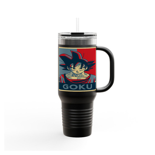 Goku Obey Insulated Travel Mug