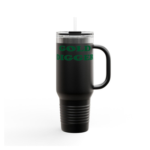 Gold Digger St. Patricks Day St. Pattys Day Insulated Travel Mug