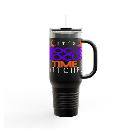 Halloween Hocus Pocus Time Insulated Travel Mug