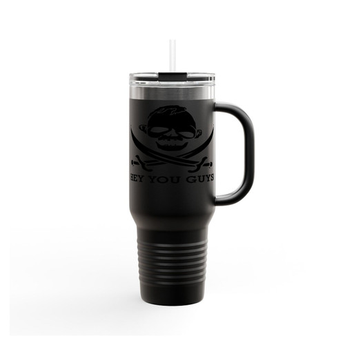 Hey You Guys Funny Pirate Sloth Insulated Travel Mug
