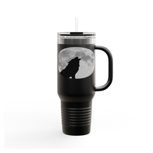 Howling Wolf Moon Dog Insulated Travel Mug