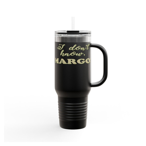 I Don't Know Margo 80's Holiday Insulated Travel Mug