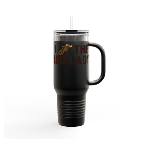I Love The Log Lady Twin Peaks Insulated Travel Mug