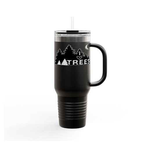 I Love Trees Tree Lover Nature Insulated Travel Mug