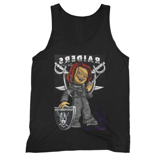 Our cotton raiders chucky men tank top is perfect for those intense workouts in the gym, at practice or pickup games.