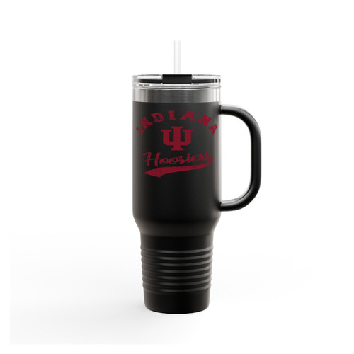 Indiana Hoosiers Script Insulated Travel Mug