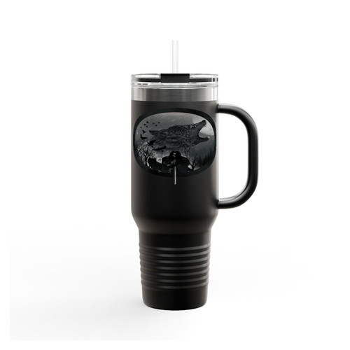 John Snow King Game Of Thrones Insulated Travel Mug
