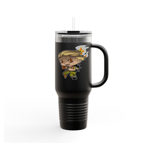 Junkrat Chibi Cute Art Insulated Travel Mug