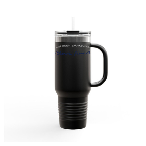 Just Keep Swimming Love Finn Insulated Travel Mug