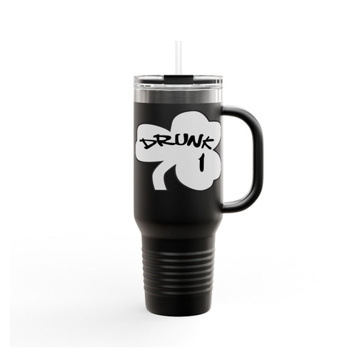 Ladies Drunk St Patricks Day Clover Ladies Party Insulated Travel Mug