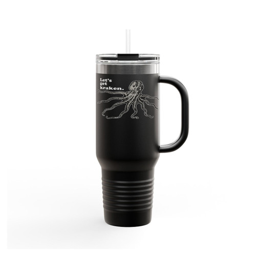 Let's Get Kraken Funny Octopus Insulated Travel Mug